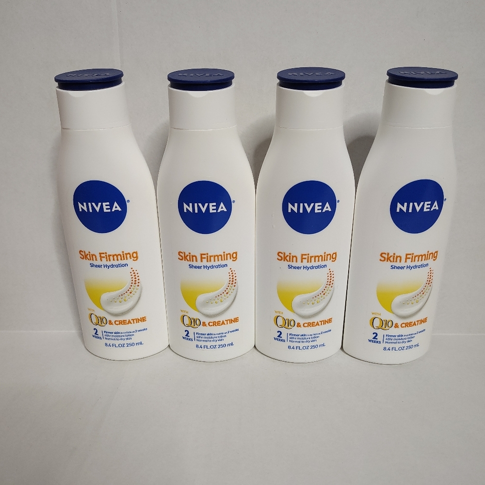 Nivea Skin Firming Sheer Hydration Lotion Bundle NWT